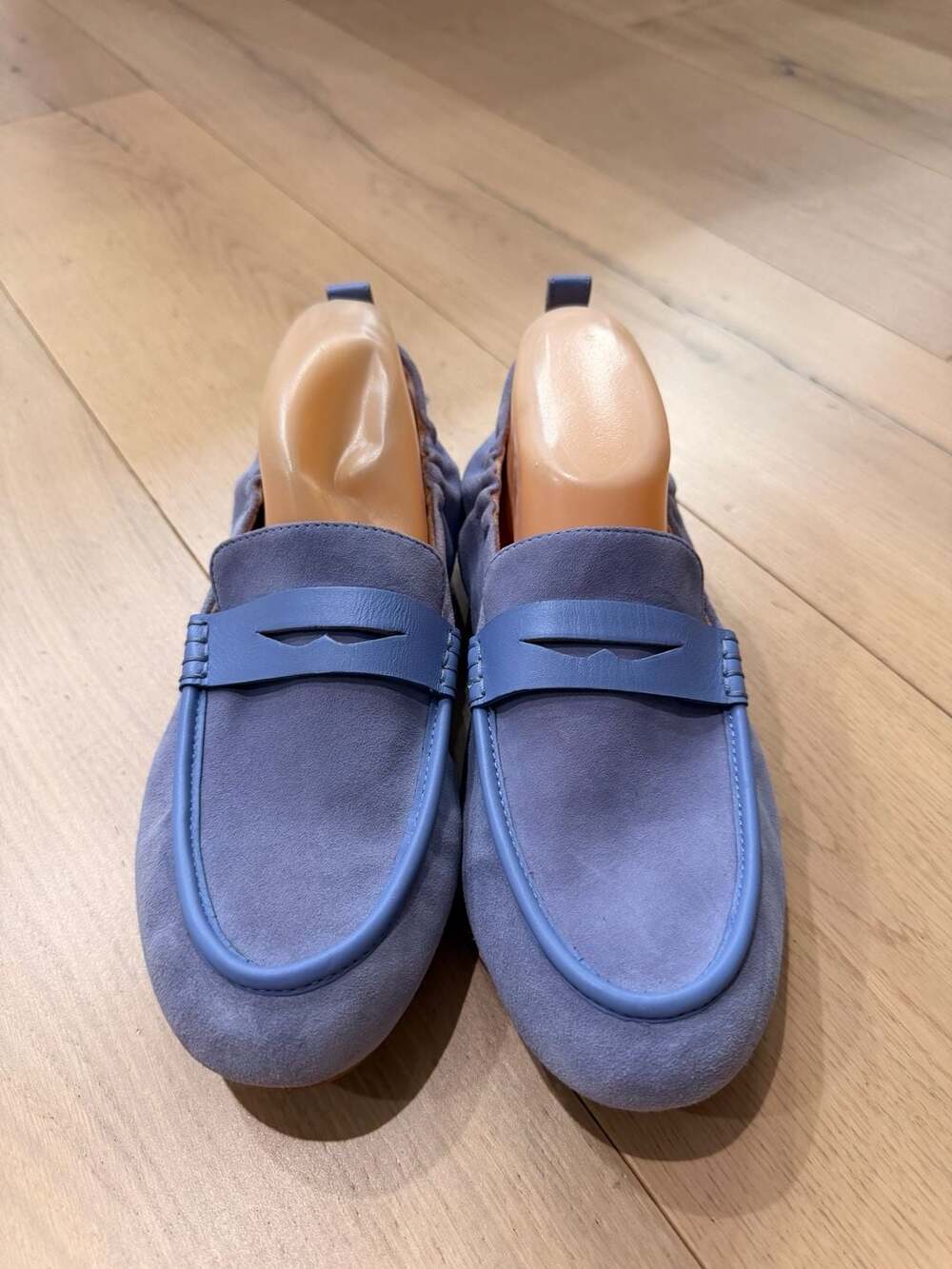 FitFlop Allegro Suede Penny Loafers in Wild Lavender size 9
